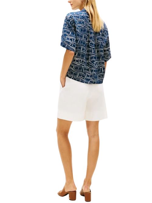 Camicia in lino a manica corta Tommy Hilfiger | WW0WW489250GY